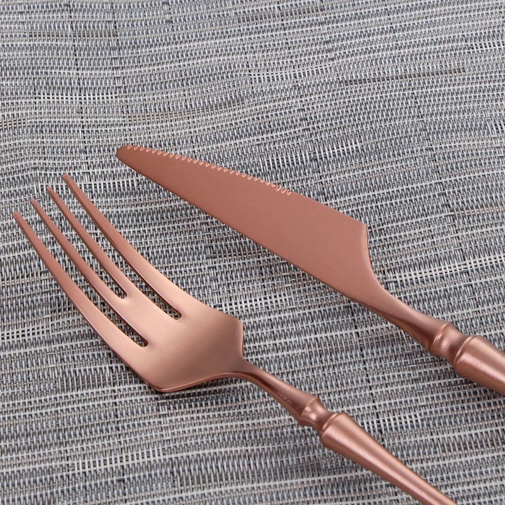 Gold Stainless Steel Tableware
