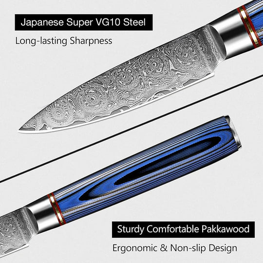 Damascus Paring Knife 3.5 Inch