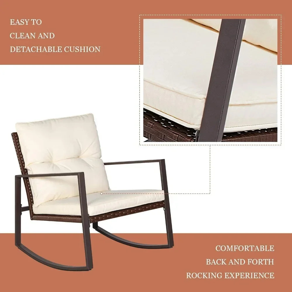 Rocking Patio Bistro Set