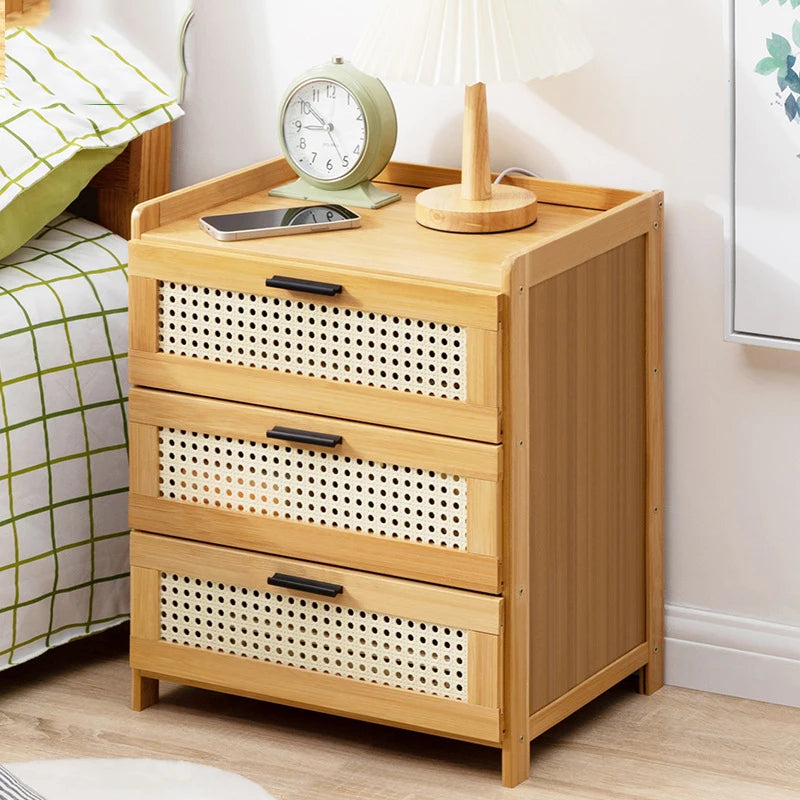 Luxury Solid Wood, Modern Bedside Table