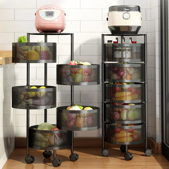 Kitchen Rotating Storage Shelf