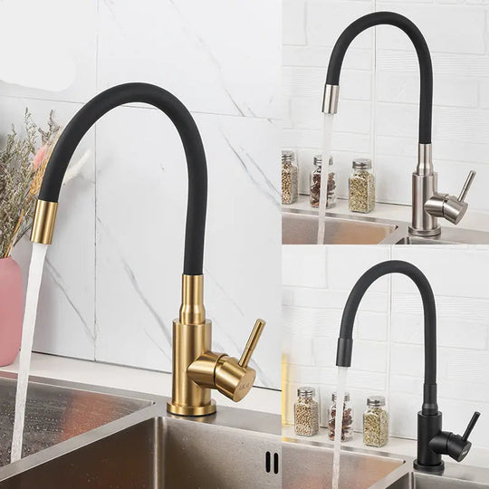 Luxury Two Tone Kitchen Faucet