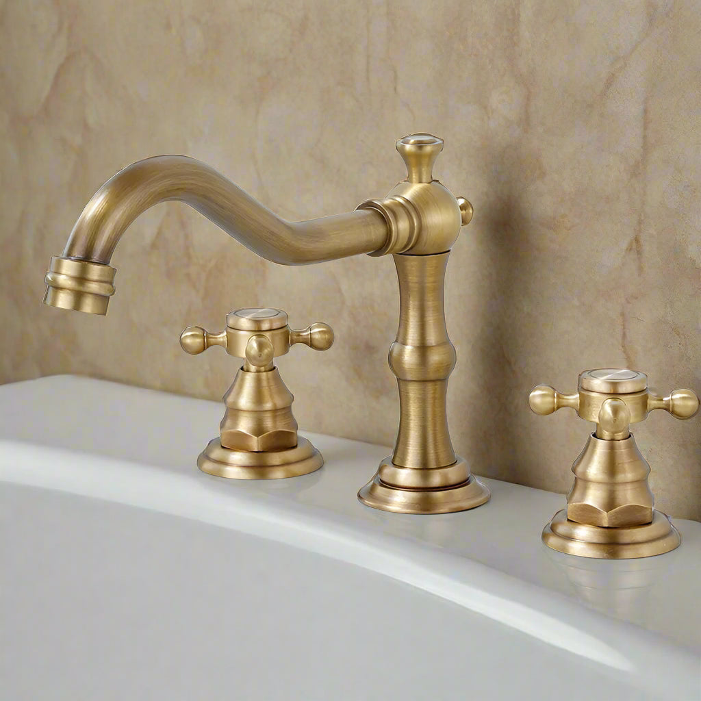 Luxury Hot Cold Mixer Brass Faucet