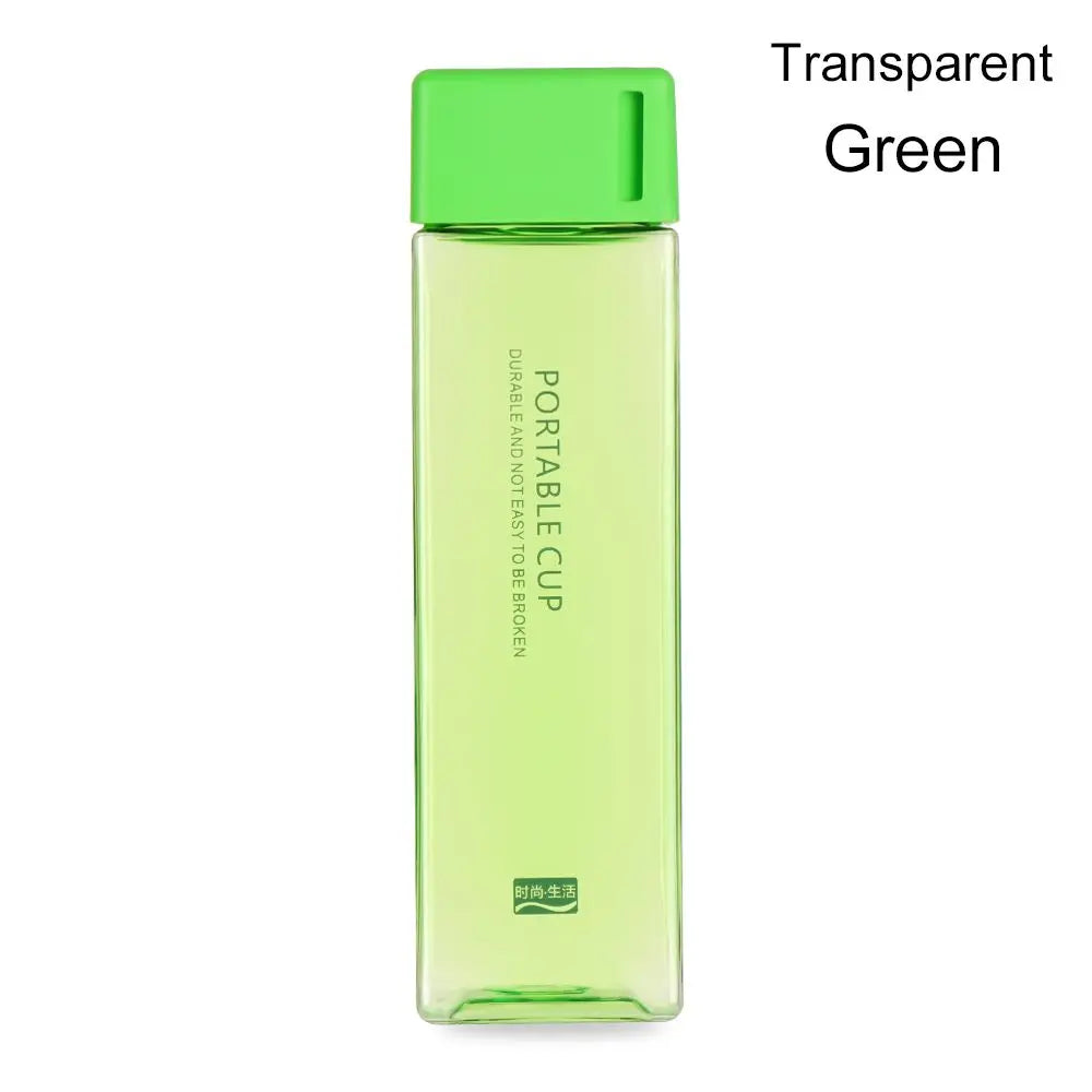 Modern Cube Transparent Water Bottle