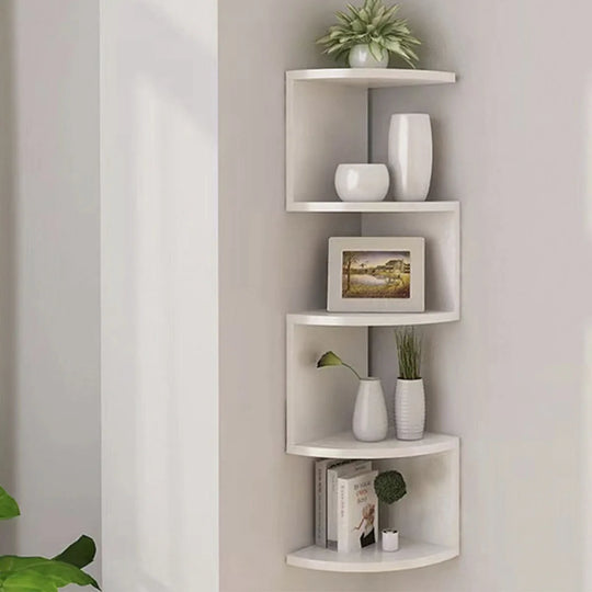 5/2-Tier Corner Floating Shelves