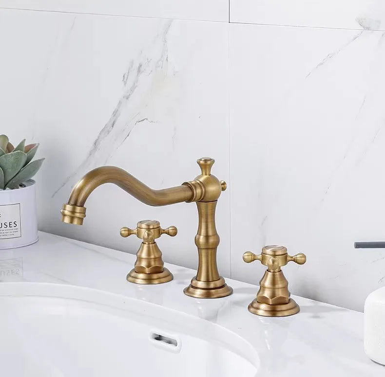 Luxury Hot Cold Mixer Brass Faucet