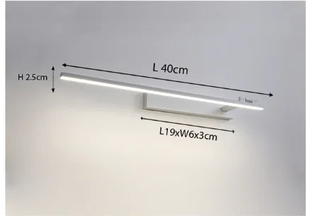 Contemporary Luxury Asymetric Bathroom Wall Light