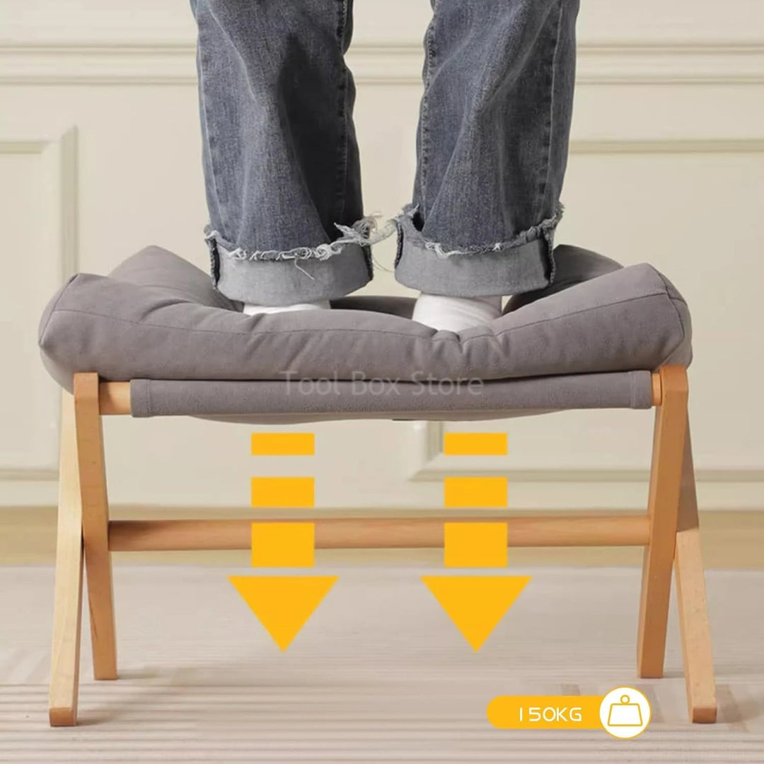 Cosy Small Foldable Footstool, Convenient Living